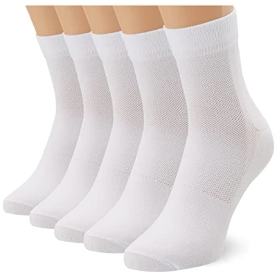 Abbildung von Zebdia Basic Running Socks 5 Pack Weiß 35 38