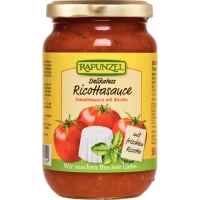 Abbildung von Rapunzel Tomatensauce Ricotta Delikatess, 1er Pack (1 x 360 g) Bio