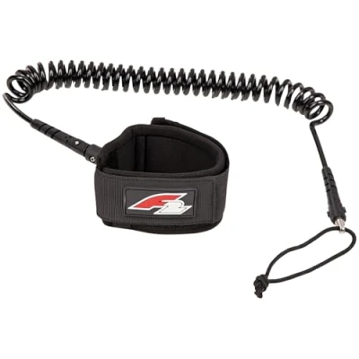 Abbildung von F2 Stand Up Paddling Leash Fuß Coiled Schwarz 2024/25