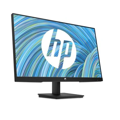 Abbildung von HP V24v G5 FHD Monitor 60,5 cm (23.8 Zoll), 1920 x 1080 Pixel (16:9), 75 Hz, Full HD, AMD FreeSync, Joypad OSD Knopf, Blaulichtfiltermodus, VGA, HDMI 1.4, Neigefunktion, umweltfreundlich, Schwarz