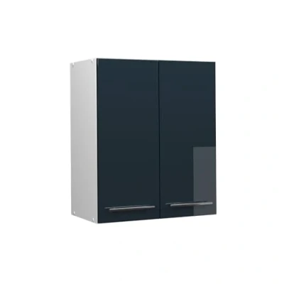 Abbildung von Vicco Hängeschrank Fame Line, Dunkelblau Hochglanz/Weiß, 60 cm