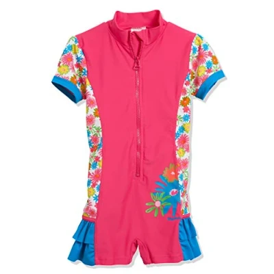 Abbildung von Playshoes Mädchen UV Schutz Einteiler Blumenmeer 461151, 18 Mehrfarbig, 74 80