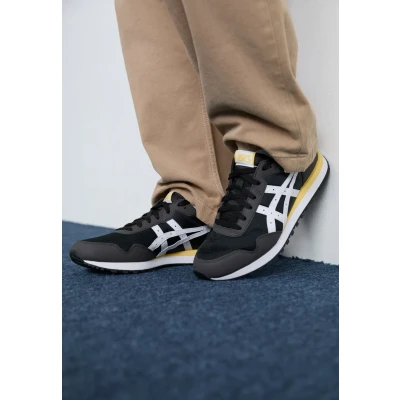 Abbildung von Asics Sportstyle Tiger Runner II Unisex Sneaker low, Größe: 39, Black/white Lederimitat/textil
