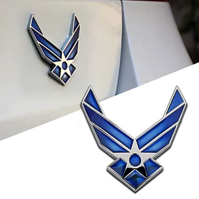 Abbildung von HIGGER 1 Stücke 3D Metall US Air Force Logo Emblem Abzeichen Auto Aufkleber Styling