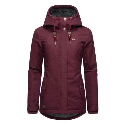 Abbildung von Ragwear Monade Wintermantel, Damen, Größe: XS, Wine red