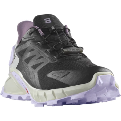 Abbildung von Salomon Supercross 4 GTX Laufschuh Trail, Damen, Größe: 37 1/3, Black/vanilla ice/orchid petal Schuhe