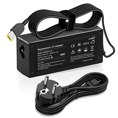 Abbildung von 90W Lenovo USB Laptop Ladegerät für Thinkpad T440 T440s L440 E470 X250 T560 T550 E560 E540 L560 L540 E450 N20p X240 X260 Edge E440 E460 E431, Ideapad B40 B50 G40 G50 G51 G70 Slim Tip