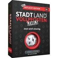 Abbildung von DENKRIESEN Spiel STADT LAND VOLLPFOSTEN® Levels ROTLICHT EDITION...