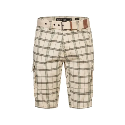 Abbildung von Indicode Jeans Monroe Shorts Fog Check, Herren, Größe: Medium, check
