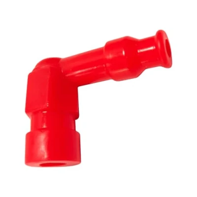 Abbildung von cyclingcolors Zündkerzenstecker fur zündkerze zuendkerzenstecker moped motorrad mähdrescher kerzenstecker traktor rasenmäher, Rot