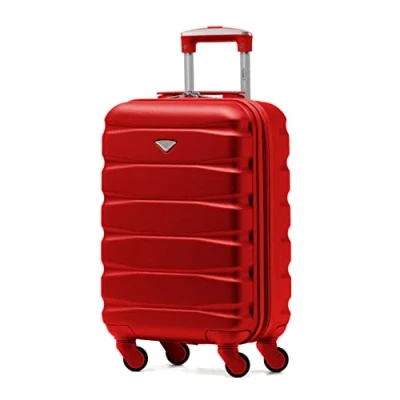 Abbildung von Flight Knight Handgepack Trolley Koffer Kompatibel Mit Air Berlin, Lufthansa, Eurowings, easyJet, Ryanair Und Viele Mehr! Gepack 4 Rollen. 55x35x20cm ABS Leichtgewicht Reisekoffer