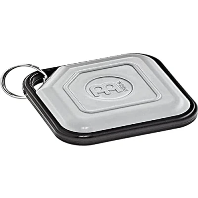 Abbildung von Meinl Percussion Schlüsselanhänger Shaker Gadget Mini Musikinstrument mit Schlüsselring ABS Kunststoff, Grau (KRS GR)