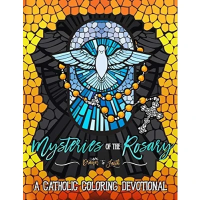 Abbildung von Mysteries of the Rosary: A Catholic Coloring Devotional