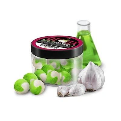Abbildung von 50g 16mm BreaX POP UP Karpfen Köder Boilie Knoblauch Butyric
