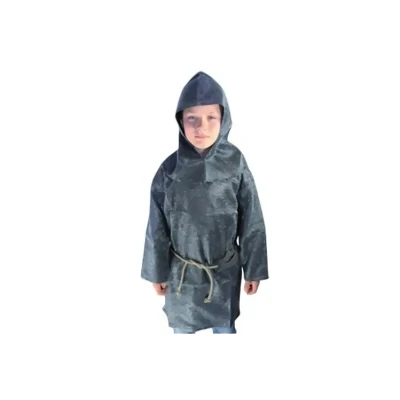 Abbildung von Kettenhemd Set silber 128 Kinder Kostüm Ritter Kettenhaube