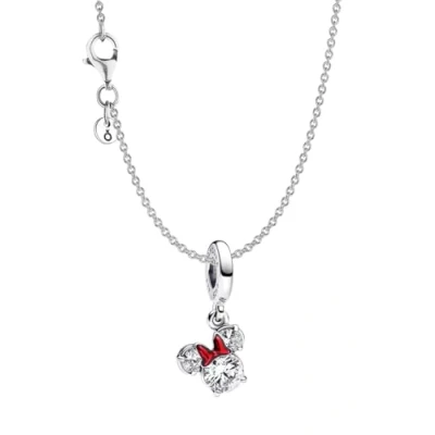 Abbildung von Pandora 68628 Damencollier Geschenkset Silber Disney Minnie Maus Silhouette