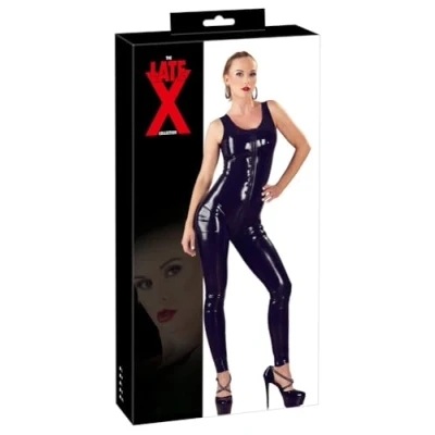 Abbildung von Catsuit aus Naturlatex mit 3 Wege Zipper
