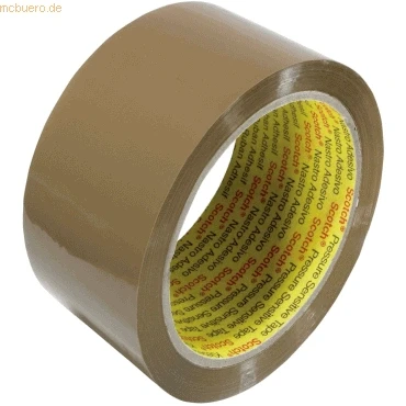 Abbildung von 6 x Scotch Packband 50mm 66m braun