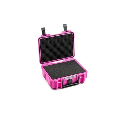 Abbildung von B&amp;W Transportkoffer Outdoor Typ 500 Pink mit Würfelschaum wasserdicht nach IP67 Zertifizierung, staubdicht, bruchsicher und unverwüstlich