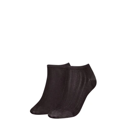 Abbildung von Tommy Hilfiger Women Sneaker 2 PACK Socken, Damen, Größe: 39 42, Black