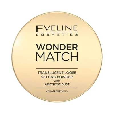 Abbildung von Eveline Cosmetics Wonder Match Fixierpuder mit Amethyststaub