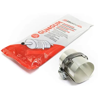 Abbildung von Holts Gun Gum Reparatur Bandage für Auspuffrohre 210 mm x 12 cm inkl. Dichtungspaste 200 g
