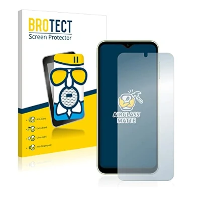 Abbildung von BROTECT Entspiegelungs Schutzglas für Samsung Galaxy A14 5G Schutz Folie Panzerfolie Glas Matt [Extrem Kratzfest 9H, Anti Reflex, Fingerprint]