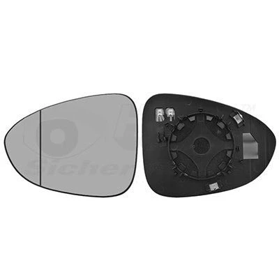 Abbildung von VAN WEZEL 3872837 Außenspiegelglas links OPEL: Zafira C Tourer