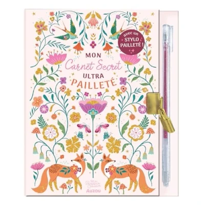 Abbildung von MA PAPETERIE CRÉATIVE MON CARNET SECRET ULTRAPAILLETÉ: Avec un stylo pailleté !
