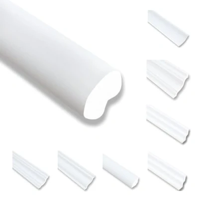 Abbildung von 30 Meter Deckenleisten Styropor XPS Stuckleisten Abschlussleiste Decke Weiss 20X20 mm Zierprofile Styroporleisten Zierleisten Sparpaket ND20