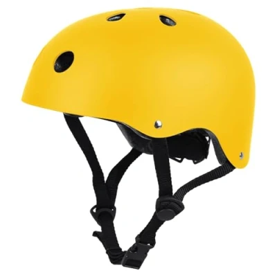 Abbildung von LeapBeast Skaterhelm Fahrradhelm, Belüftung Sicherheit leicht Skateboarding Helm für Fahrrad Skateboard Scooter BMX Kind Erwachsene (Yellow, S)