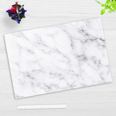 Abbildung von cover your desk.de Schreibtischunterlage abwaschbar Prachtvoller Marmor premium Vinyl Made in Germany, (1 tlg., abwischbar, Hergestellt Deutschland)