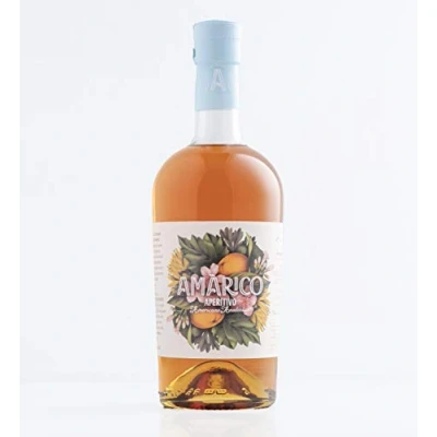 Abbildung von Amàrico Originale Alkoholfreier italienischer Aperitif Aromatisch und frisch mit Zitrusnoten von Orange Zitrone Spritz Lover 50 cl