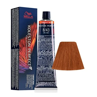Abbildung von Wella Professionals Koleston Perfect Me+ Vibrant Reds 60 ml 8/43 Hellblond Rot Gold