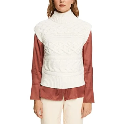 Abbildung von ESPRIT Damen 102CC1I319 Pullover, 110/OFF White, L