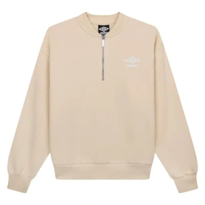 Abbildung von Umbro Damen Core Sweatshirt mit halbem Reißverschluss Pullover, Potent Purple/Mauve Shadow, M