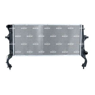 Abbildung von NRF 550327 Kühler, Motorkühlung Aluminium 640mm 290mm 26mm Kühlrippen gelötet