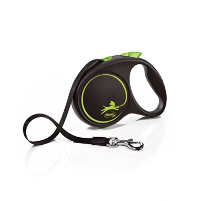 Abbildung von flexi Rollleine BLACK DESIGN Gurt grün