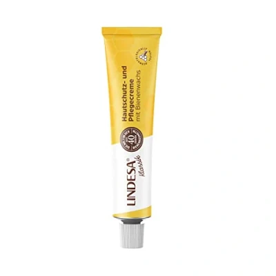 Abbildung von Lindesa Pflegecreme mit Bienenwachs Handcreme Hautschutzcreme Hand Creme PE Tube 60ml (3)