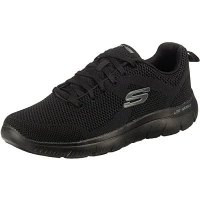 Abbildung von Skechers Wide Fit Summits Brisbane Sneaker low, Herren, Größe: 41, Black Schuhe