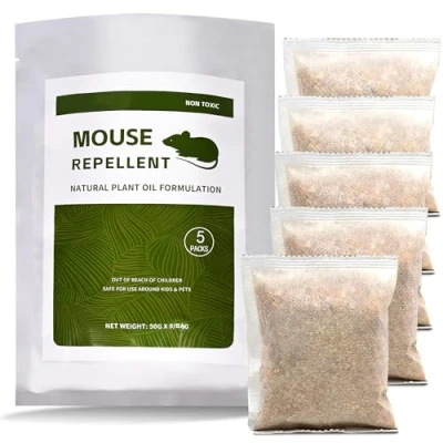 Abbildung von htbakoi 5PCS Beutel Gegen Mäuse und Ratten Gift Rattengift Extra Stark Mäusegift Mäuseköder Testsieger