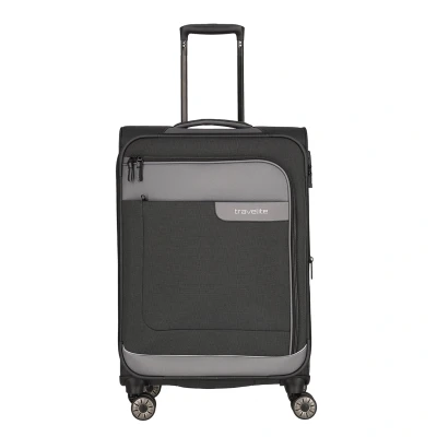 Abbildung von Travelite Viia 4w Trolley M 67 Schiefer Koffer mit 4 Rollen Weichgepäck