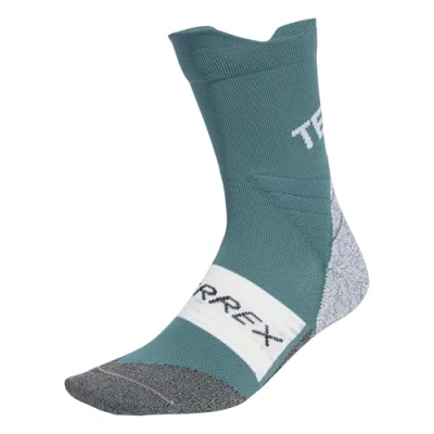 Abbildung von adidas Unisex Terrex Xperior CLIMACOOL Trail Crew Socks, Preloved Teal, 4.5 6