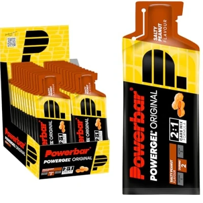 Abbildung von Powerbar PowerGel Original Salty Peanut 24x41g High Carb Energie Gel