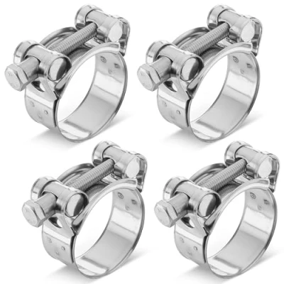 Abbildung von Poppstar 2 Stück Gelenkbolzenschellen Edelstahl Schlauchschellen Spannbereich 36 39mm, Bandbreite 20mm, W4
