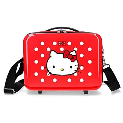 Abbildung von Hello Kitty Castle Anpassungsfähiger Schönheitsfall Rot 29x21x15 cms ABS