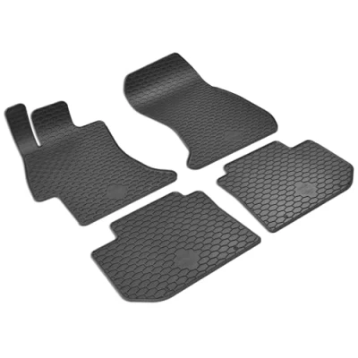 Abbildung von WALSER RubberLine 50849 Fußmattensatz Gummi vorne und hinten 4 schwarz