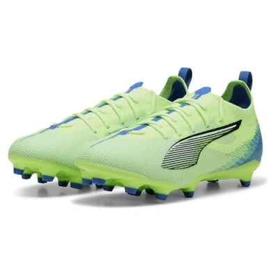 Abbildung von Puma Ultra 5 PRO FG/AG JR Unisex Fußballschuh Nocken für Kinder, Größe: 34.5, Fizzy apple/white/bluemazing Schuhe