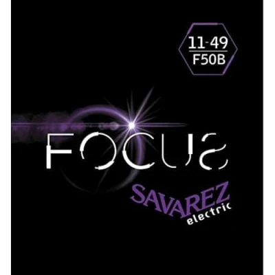 Abbildung von Savarez E Gitarre Saiten Focus Stainless Steel Satz Blues .011 .049 F50B