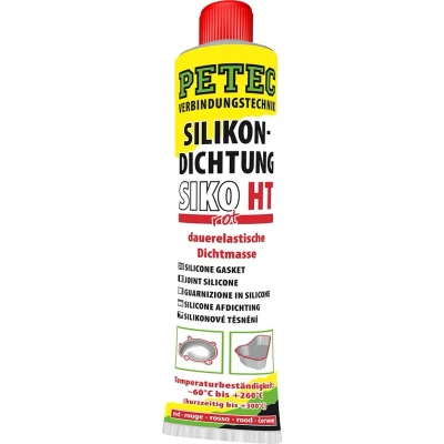 Abbildung von PETEC 97880 Dichtstoff 60C +260C Tube 70 dauerelastisch, elastisch, ölbeständig Rot